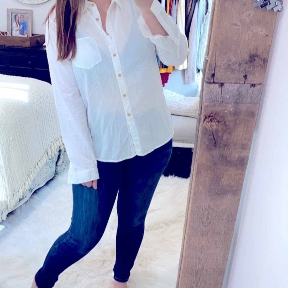 Broadway & Broome button down top size large